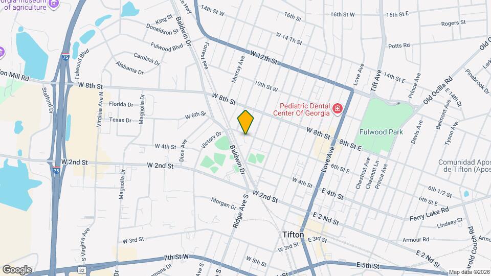 406 W 6th St Map and Location Details