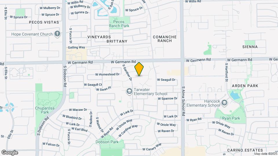 1381 W Pelican Ct Map and Location Details
