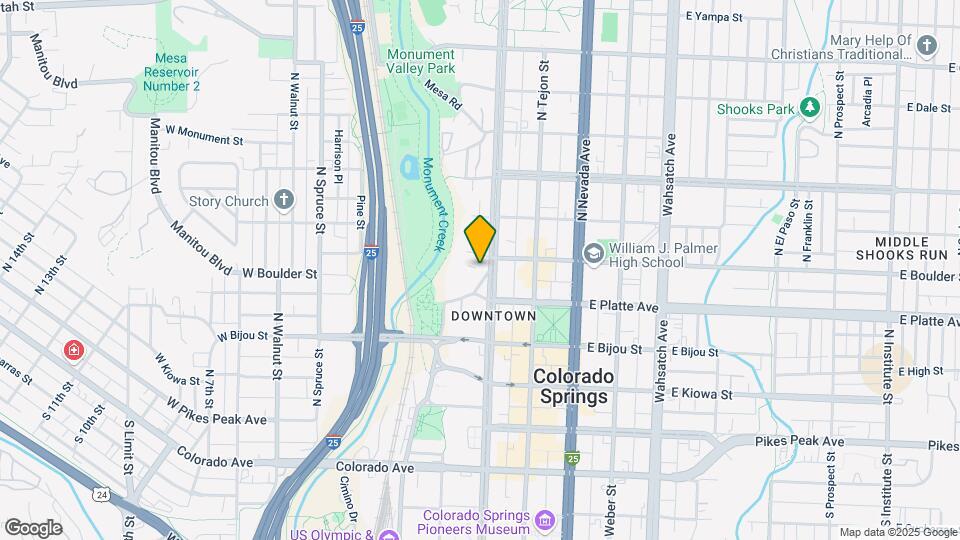 312 N Cascade Ave Mapa y Detalles de la Ubicación