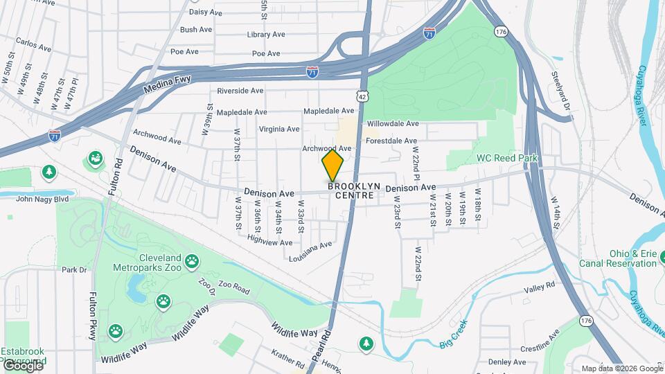 3000 Denison Avenue Map and Location Details