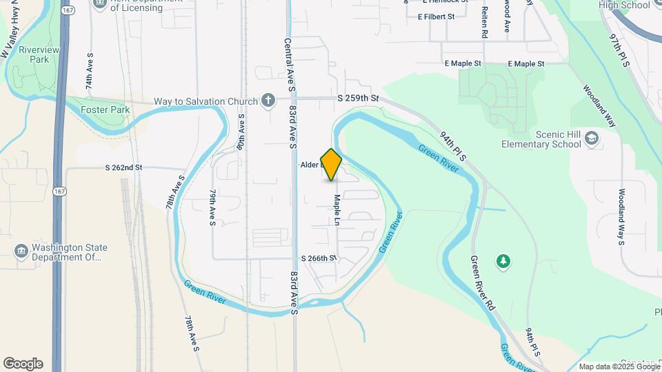 1519 Maple Ln Map and Location Details
