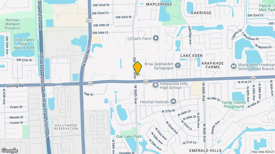 5980 SW 40th Ave Map and Location Details