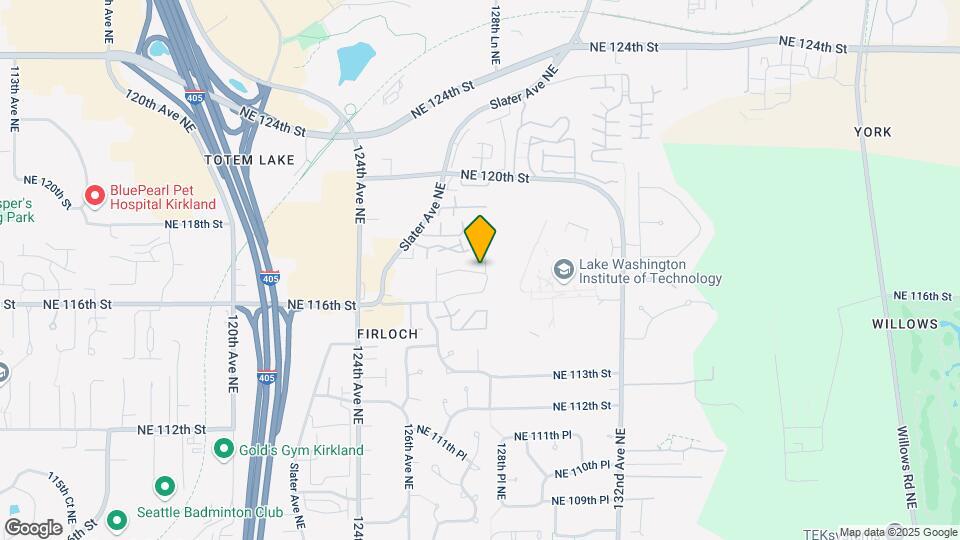 12736 NE 116th Ln Map and Location Details