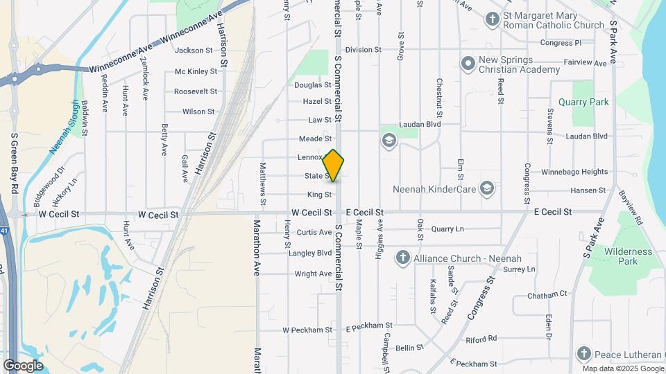 869 S Commercial St Map and Location Details