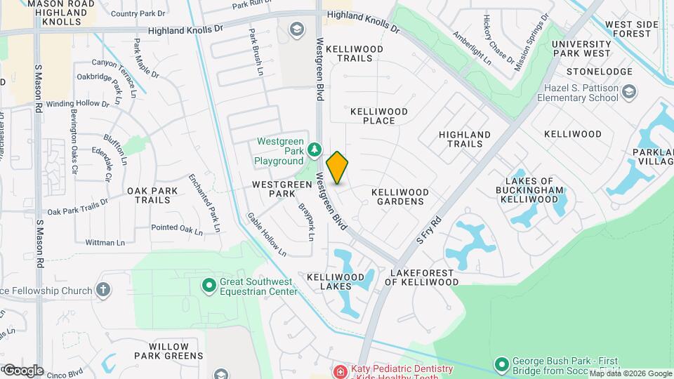 20714 Morning Creek Dr Map and Location Details