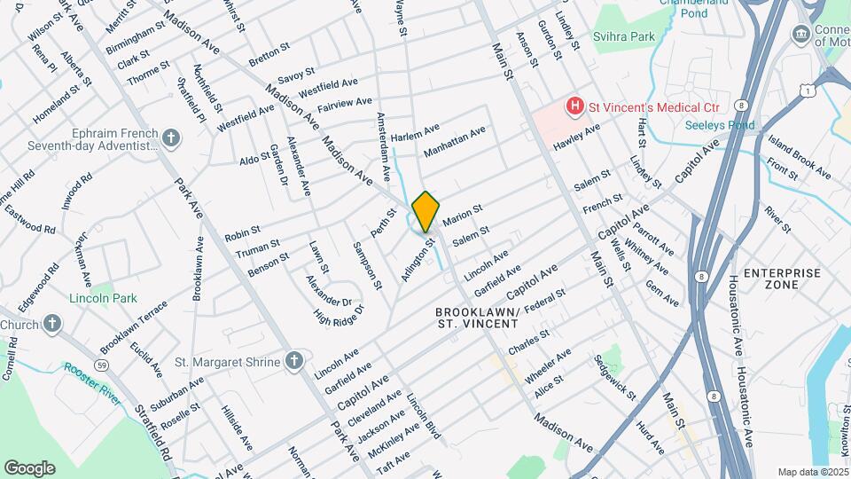 26 Arlington St, Unit 2 Map and Location Details