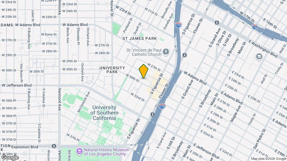 703 1/2 W 30th St, Unit 703 1/2 Map and Location Details
