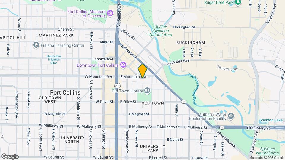 315 E Mountain Ave Map and Location Details