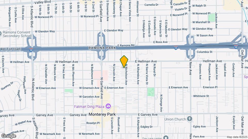 605 N Nicholson Ave Map and Location Details