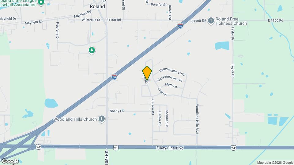 512 Carson Rd Map and Location Details