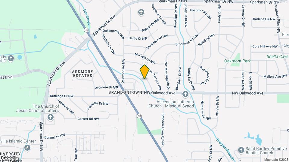 2105 Dogwood Ln NW Map and Location Details