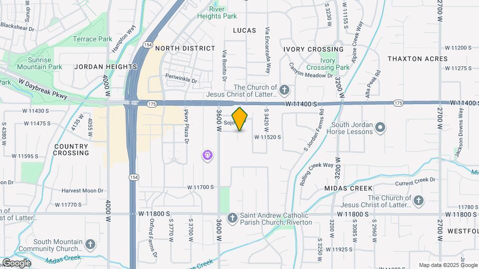 3507 W Alta Loma Ln Map and Location Details