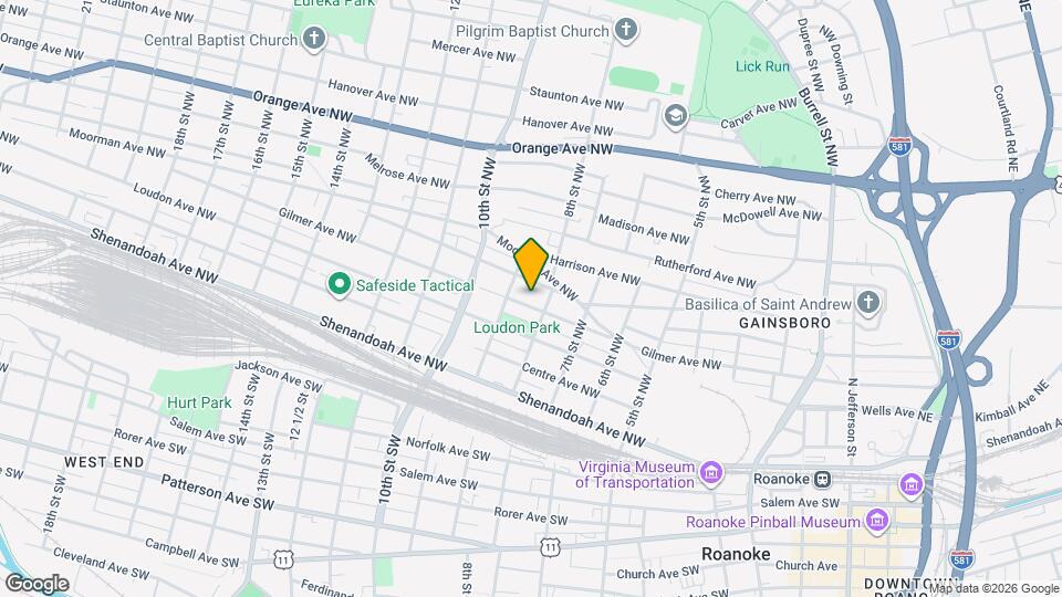 813 Gilmer Ave NW Map and Location Details