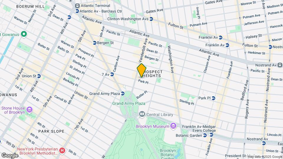 281 Park Pl Mapa y Detalles de la Ubicación