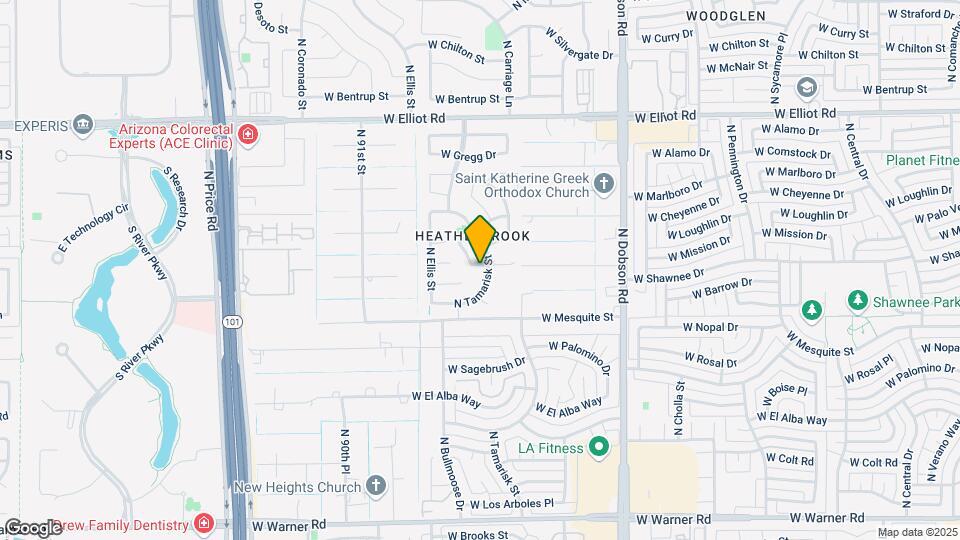 2353 W Shawnee Dr Mapa y Detalles de la Ubicación