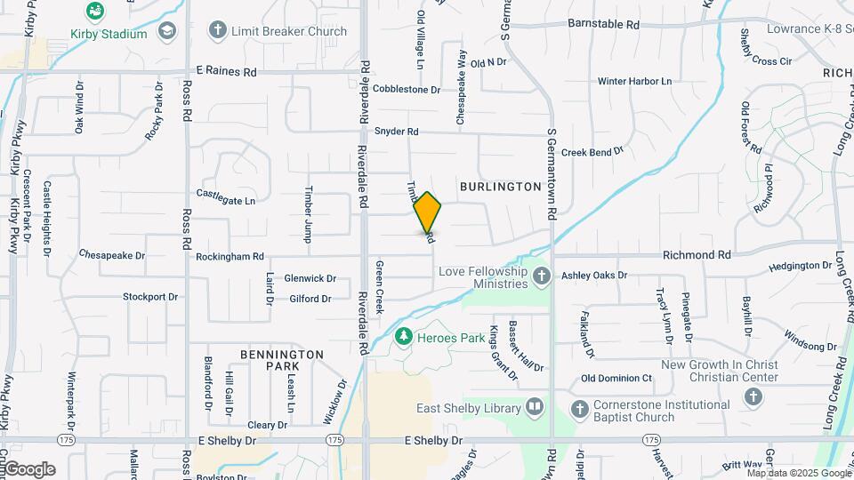 4399 Timber Rise Rd Map and Location Details