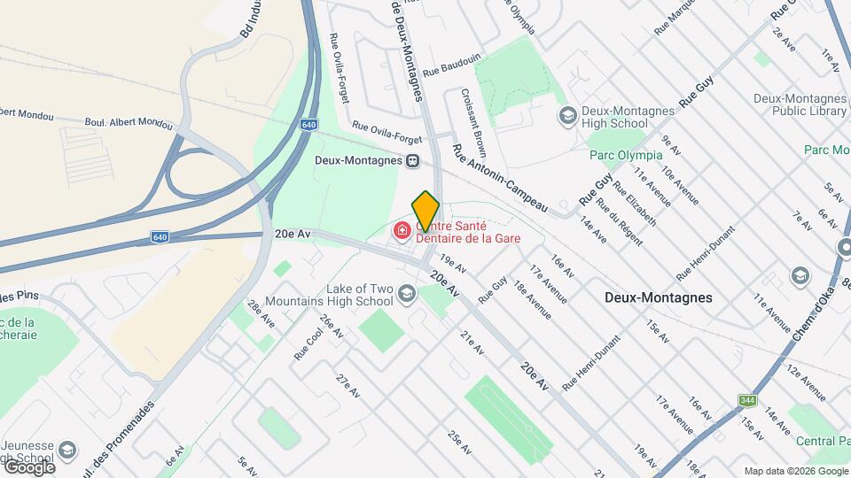 400 De Deux-Montagnes Boul Map and Location Details