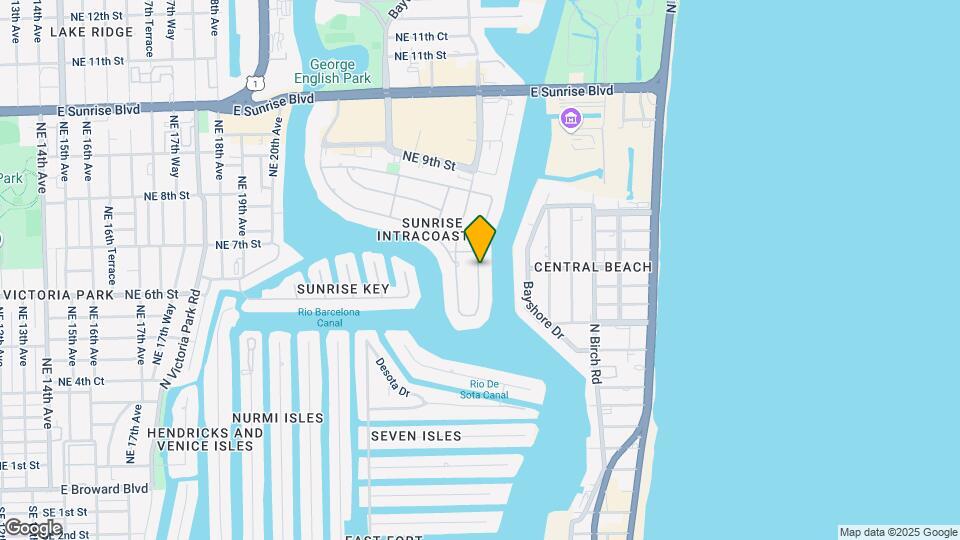 608 Intracoastal Dr Map and Location Details