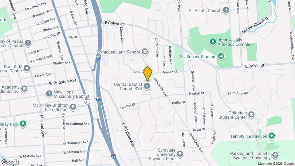 112 Alden St Map and Location Details