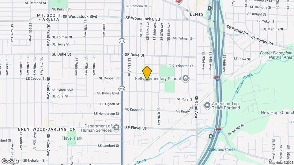 6820 SE 85th Ave Map and Location Details