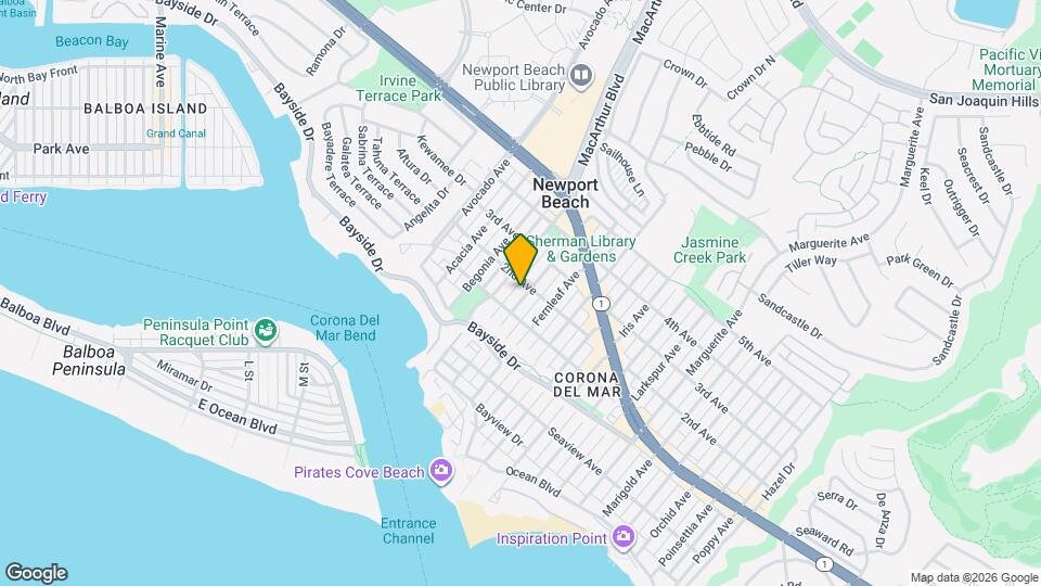 435 Dahlia Ave Map and Location Details