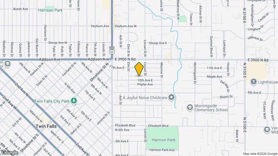 1410 Maple Ave Map and Location Details