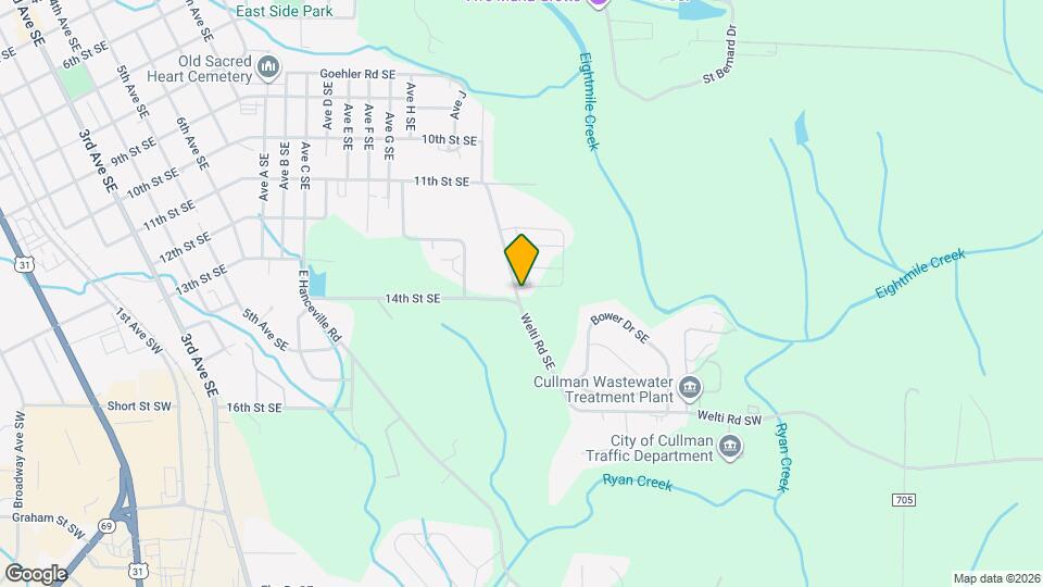 1500 Heritage Cir SE Map and Location Details