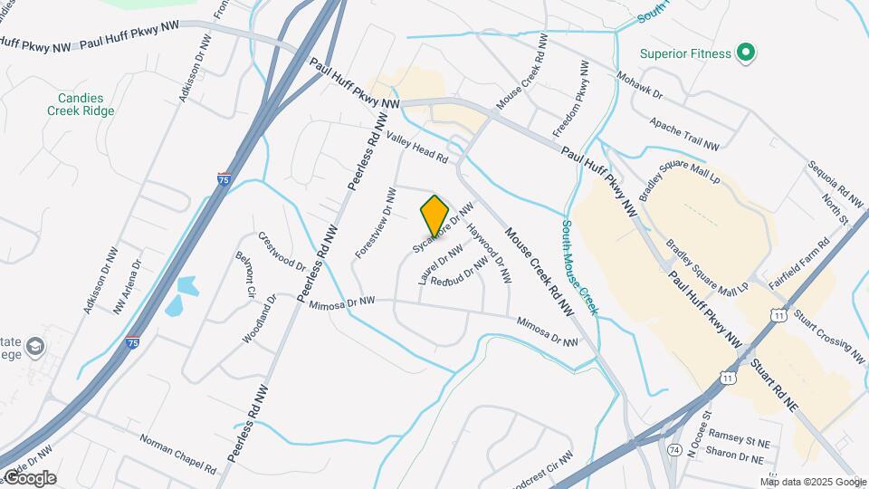 4000 Sycamore Dr NW Map and Location Details