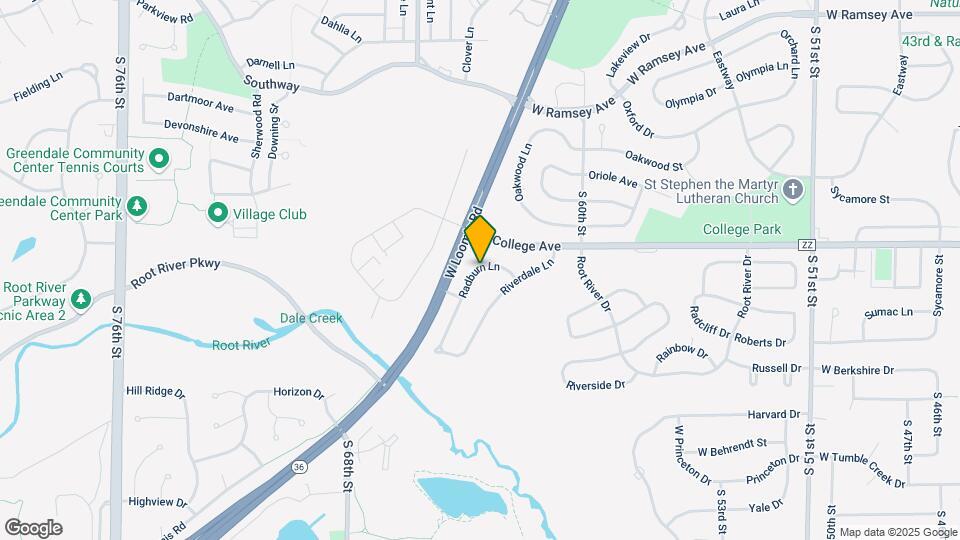6570 Radburn Ln Map and Location Details
