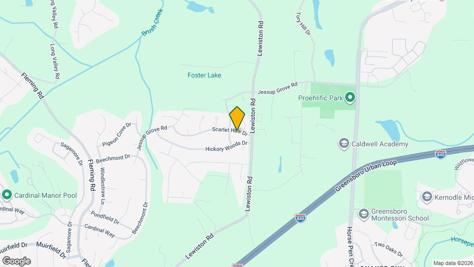 4607 Scarlet Haw Dr Mapa y Detalles de la Ubicación