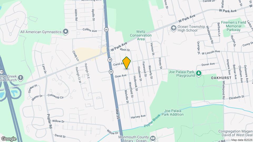 1902 Westfield St Map and Location Details