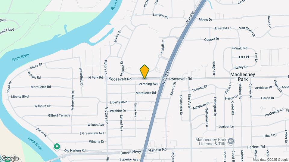 526 Pershing Ave Map and Location Details