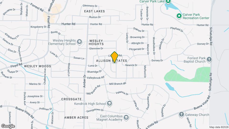 1417 Celeste Dr Map and Location Details