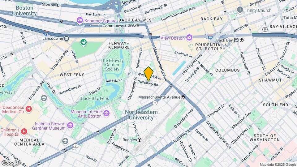 25 Saint Stephen St Map and Location Details