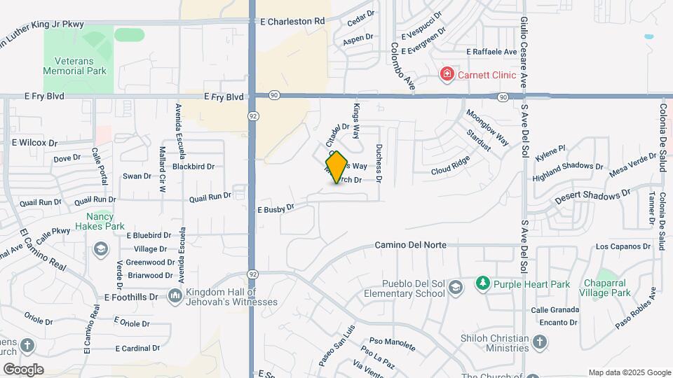 4475 Desert Springs Trail Map and Location Details