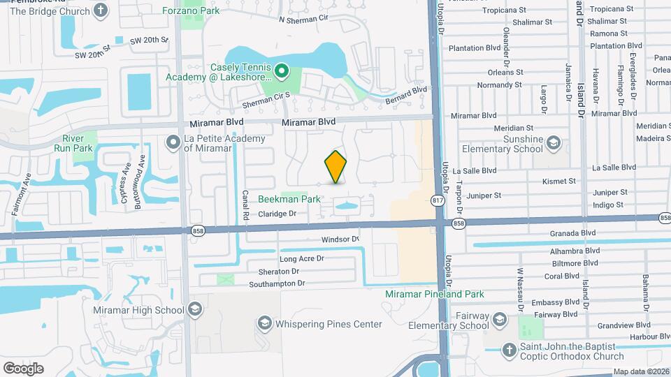 8366 SW 29th St Mapa y Detalles de la Ubicación