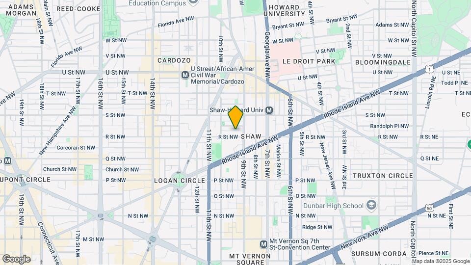 915 R St NW Map and Location Details