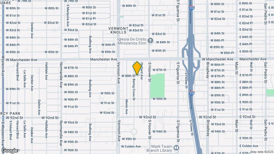 858 W 88th St Map and Location Details