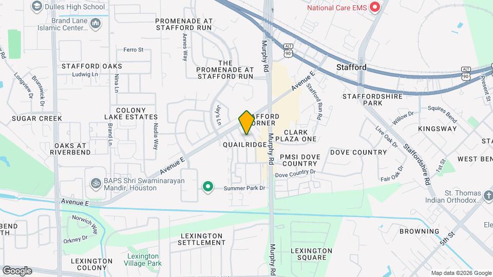 535 Shady Brook Dr Mapa y Detalles de la Ubicación