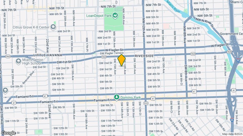 1429 SW 3rd St Map and Location Details