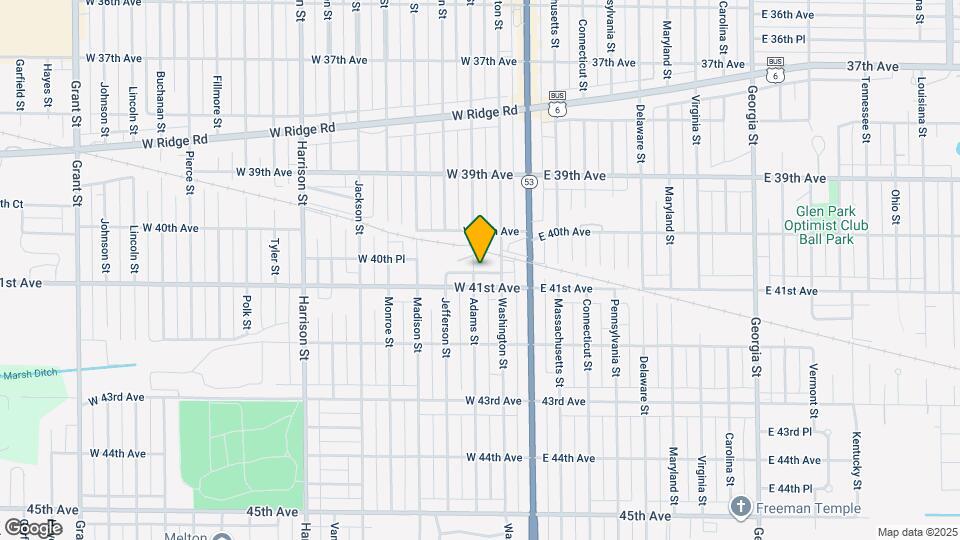 4069 Adams St Map and Location Details
