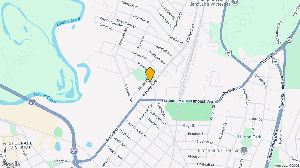 421 Albany Ave Map and Location Details