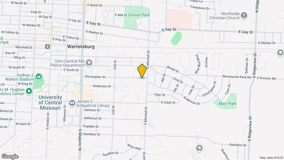 618 Christopher St Map and Location Details