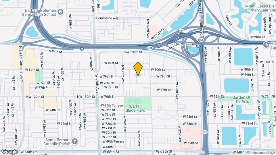 2453 W 78th St Map and Location Details