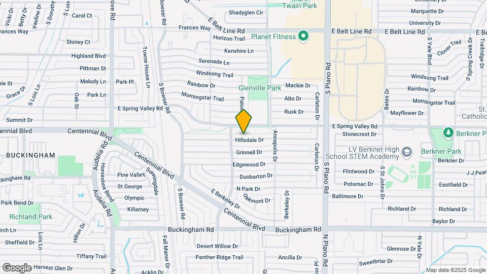 1007 Hillsdale Dr Map and Location Details
