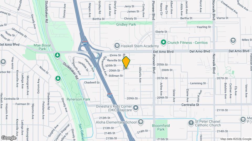 20520 Roseton Ave Map and Location Details