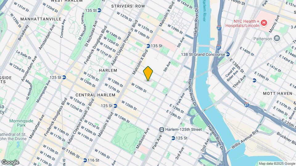 21 W 130th St Map and Location Details