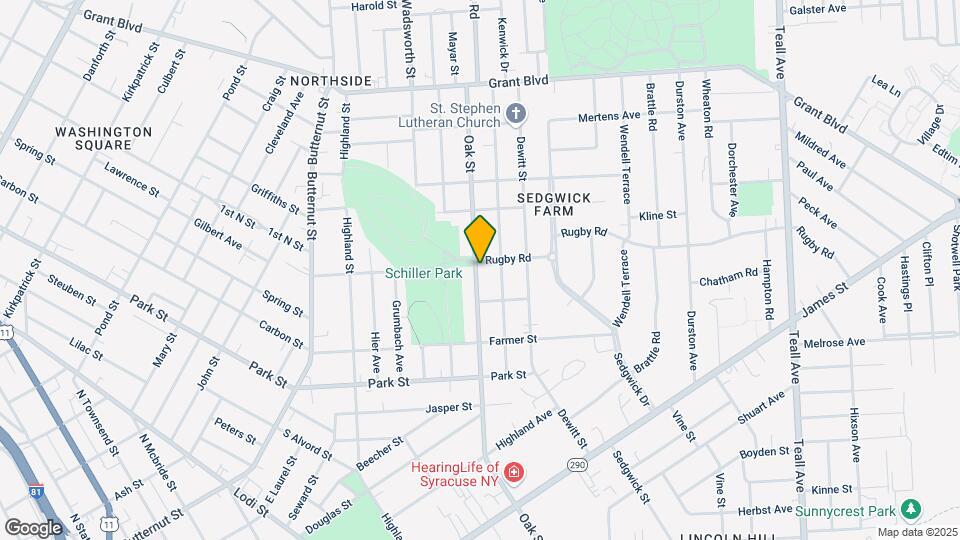 1030 Oak St Map and Location Details