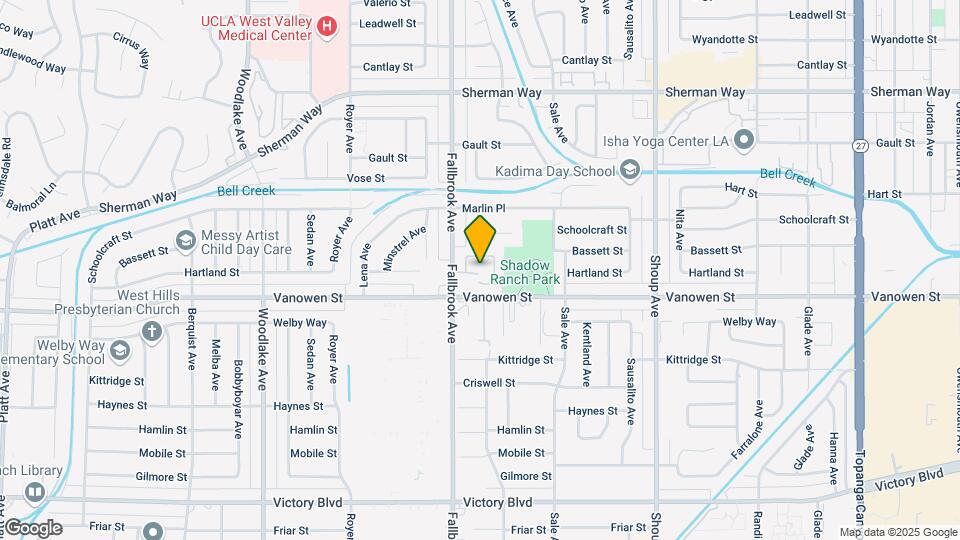 22730 Bassett St Map and Location Details
