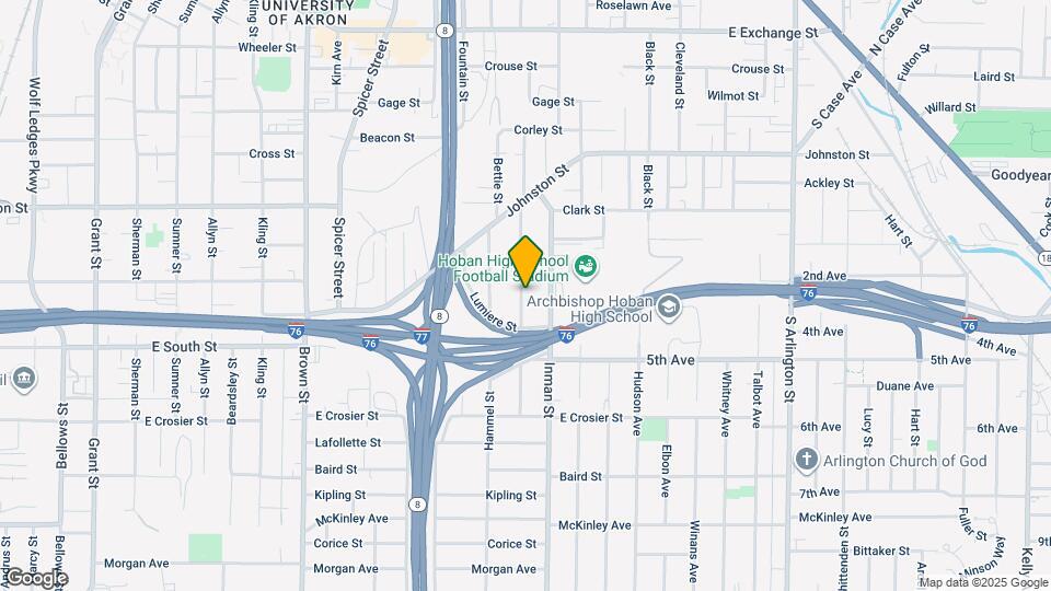 529 Gridley Ave Map and Location Details